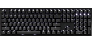 Ducky One 2 Backlit PBT Gaming Keyboard, MX-Brown, weiße LED - schwarz