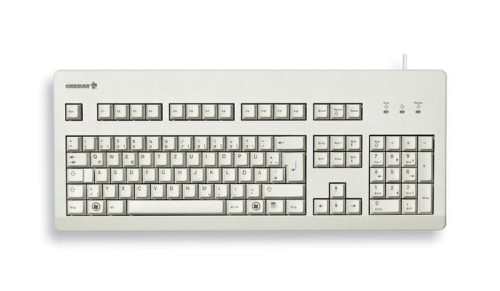 KEYBOARD G80-3000 USB PS/2/LIGHT GREY USB UK LAYOUT - 1923195