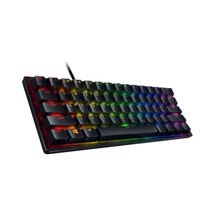 Razer | Łowca Mini 60% | Klawiatura do gier | Opto-mechaniczny | Światło LED RGB | NORD | Czarny | Przewodowy - 1923244