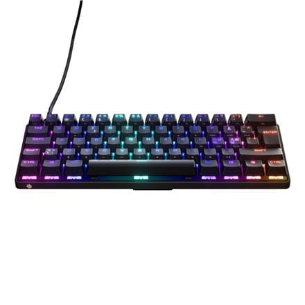Seria SteelSeries | Klawiatura do gier | Apex 9 Mini | Klawiatura do gier | Światło LED RGB | NOR | Czarny | Przewodowe | Optyczny OptiPoint - 1923295