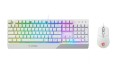 Zestaw klawiatura + mysz MSI VIGOR GK30 COMBO White - 1923374