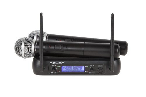 Mikrofon VHF 2 kanały WR-358LD (2 x mik. do ręki) - 1923434