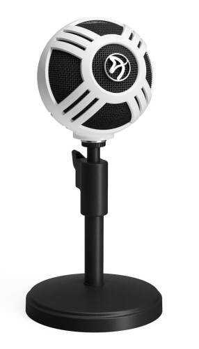 Arozzi Sfera Mikrofon stołowy, USB - biały - 1923451