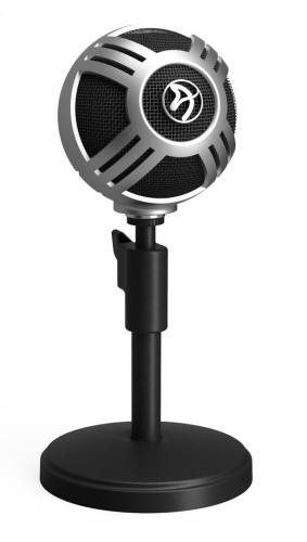 Arozzi Sfera Pro Mikrofon stołowy, USB - srebrny - 1923457