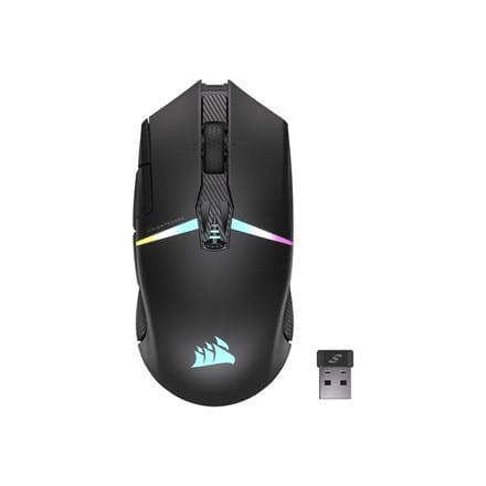Korsarz | Mysz do gier | NOCNA SZABLA RGB | Łączność bezprzewodowa | Bluetooth, 2,4 GHz | Czarny - 1923645