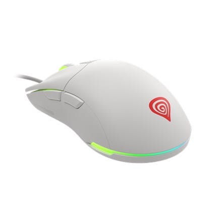 Geneza | Ultralekka mysz do gier | Przewodowe | Krypton 750 | Optyczny | Mysz do gier | USB 2.0 | Biały | Tak - 1923648