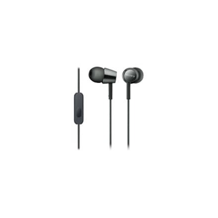 Sony | MDR-EX155APB | Przewodowe | Douszne | Mikrofon | Czarny - 1923879