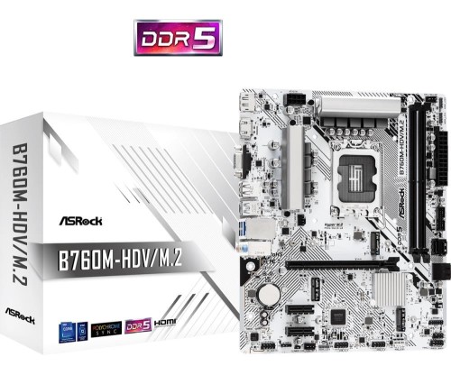 MB B760 S1700 MATX/B760M-HDV/M.2 ASROCK - 1925133