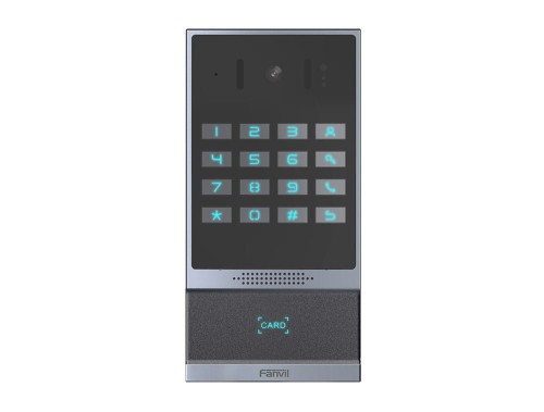 Fanvil i64 | Wideodomofon | PoE, IP66, HD Audio, kamera HD, wbudowany głośnik, IC/RFID, montaż na ścianie - 1928115