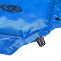 Mata samopompująca z poduszką NILS CAMP NC4001 niebieska - 3.8 cm - 1930124