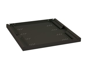 Triton 19" shelf 1U 650mm 80kg plastic black