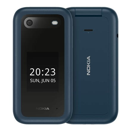 Nokia | 2660 Klapka | Niebieski | 2.8 " | Wyświetlacz TFT LCD | Wymiary: 240 x 320 | Unisoc | 0,128 GB | Dwie karty SIM | Karta Nano-SIM | Tak | Aparat główny 0,3 MP | Aparat dodatkowy MP | 1450 mAh | - 1931446