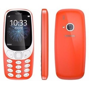 Nokia | 3310 (2017) | Czerwony | 2.4 " | TFT | Wymiary: 240 x 320 | Nie dotyczy MB | 16 MB | Dwie karty SIM | Karta Micro-SIM | Łączność Bluetooth | 3,0 | Wersja USB microUSB 2.0 | Wbudowana kamera |