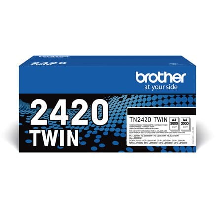 TN-2420TWIN TONER F. HLL2310D/5//50DN/MFCL2710DN/10DW/30DW/50DW - 1932170