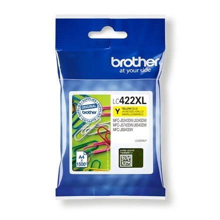 LC-422XLY INK YELLOW F./MFC-J5340/5345/5740/6540/6940DW - 1933906