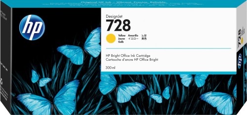 HP 728 - gul - oryginalny - DesignJet - - 1934457