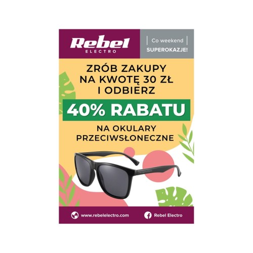 Plakat Rebel Electro - Promocja na okulary - 1934673