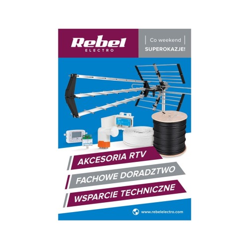 Plakat Rebel Electro - Akcesoria RTV - 1934678