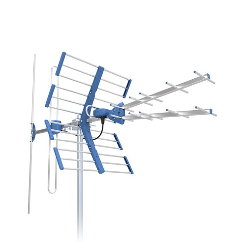 Antena TV DVB-T/T2 VHF/UHF TT W21 Gold COMBO 5G Protected Telkom Telmor - 1934685