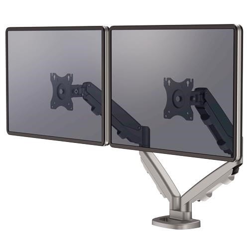 MONITOR ARM DUAL EPPA SILVER 9683301 FELLOWES - 1935493