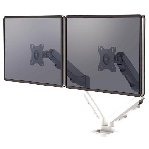 MONITOR ARM DUAL EPPA WHITE 9683501 FELLOWES - 1935496