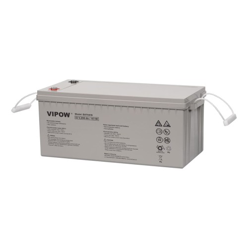 Akumulator żelowy 12V 200Ah  Vipow - 1938057