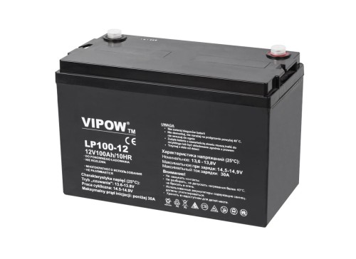Akumulator żelowy VIPOW 12V 100Ah - 1938064