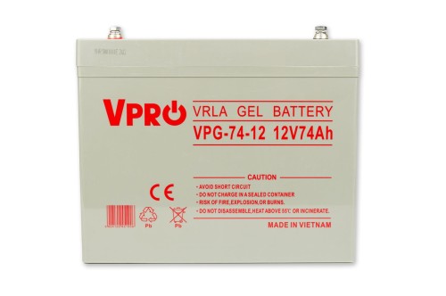 Akumulator GEL VPRO SOLAR 12V 74Ah - 1938069