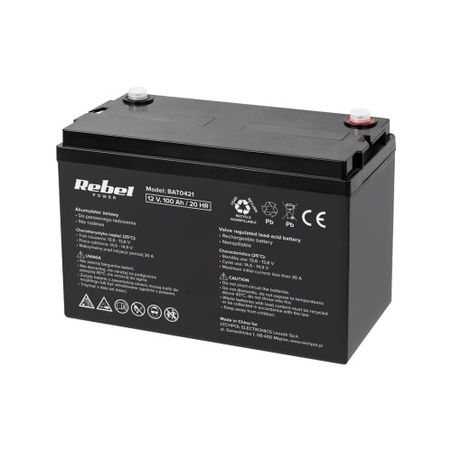 Akumulator żelowy Rebel 12V 100Ah - 1938071