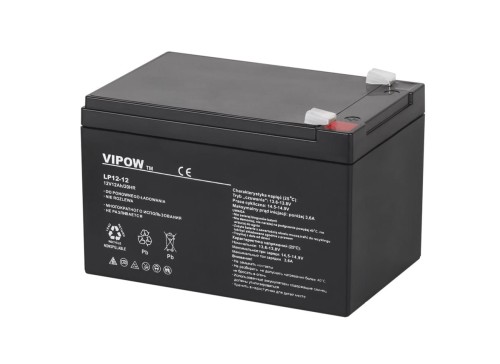 Akumulator żelowy VIPOW 12V 12Ah - 1938074