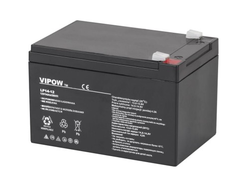 Akumulator żelowy VIPOW 12V 14Ah - 1938075