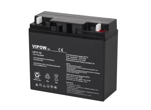 Akumulator żelowy VIPOW 12V 17.0Ah - 1938077