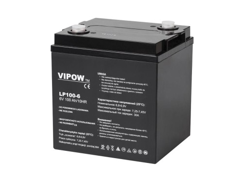 Akumulator żelowy VIPOW 6V 100Ah - 1938091
