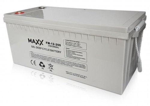 Akumulator żelowy, Maxx DEEP CYCLE 12-FM-200, 200Ah - 1938104