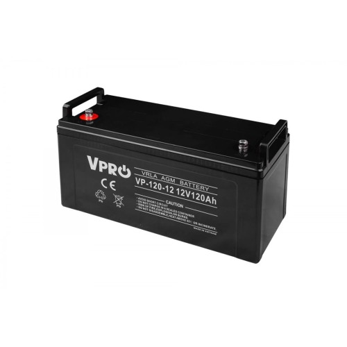 Akumulator VOLT POLSKA AGM VPRO 12V 120Ah VRLA Bezobsługowy - 1938125