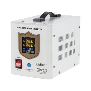 Zasilacz awaryjny KEMOT PROsinus-800 URZ3405 przetwornica z czystym przebiegiem sinusoidalnym i funkcją ładowania  12V 230V 800VA/500W