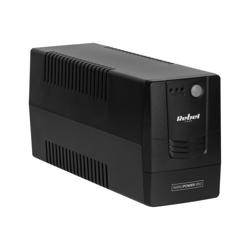 Zasilacz awaryjny komputerowy UPS REBEL model Nanopower 850 ( offline, 850VA / 480W , 230 V , 50Hz ) - 1938277