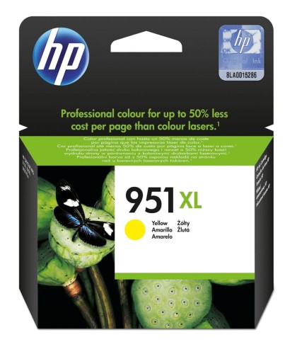 TUSZ HP N951XL  YELLOW  22.5ML - 1934293