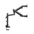 Uchwyt biurkowy na dwa monitory Maclean MC-812 17-32" 2x8kg vesa 75x75 oraz 100x100 - 1935133
