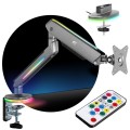 Uchwyt do monitora gamingowy NanoRS, podświetlenie LED RGB, 17-32", max. 9kg, VESA 75x75 / 100x100, RS165 - 1935170