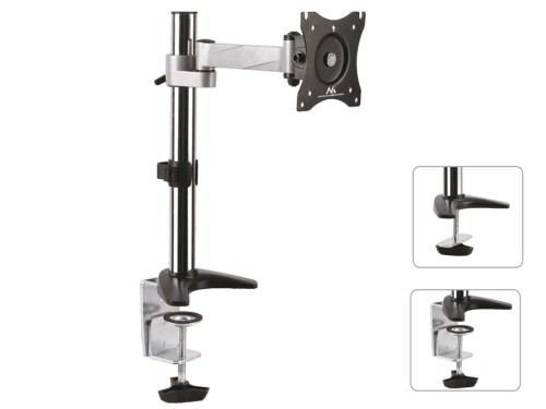 Uchwyt biurkowy do monitora Maclean MC-717 13-27" 8kg aluminiowy max VESA 100x100 - 1935177