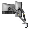 Uchwyt na dwa monitory NanoRS RS166 gamingowy , podświetlenie LED RGB, 17-32", max. 9kg, VESA 75x75 / 100x100 - 1142171