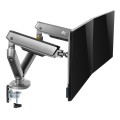 Uchwyt na dwa monitory NanoRS RS166 gamingowy , podświetlenie LED RGB, 17-32", max. 9kg, VESA 75x75 / 100x100 - 1142161