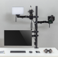 Uchwyt na monitor mikrofon kamerę i naświetlacz NanoRS RS164 All-In-One Studio, YouTube, 17"-32", max. 9kg - 1935207
