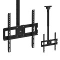 Uchwyt sufitowy do telewizora Maclean, VESA 400x400, 32"-50", odległość od sufitu 717-1017mm, max 35kg, MC-943 - 1935243