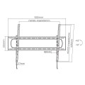 Uchwyt do TV lub monitora Maclean MC-750N max. VESA 900x600, 60-120", 120kg, czarny - 1935585