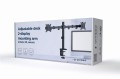 GEMBIRD BIURKOWE REGULOWANE RAMIĘ/UCHWYT NA 2 MONITORY 17-32, 100X100MM, DO 9KG - 1464569