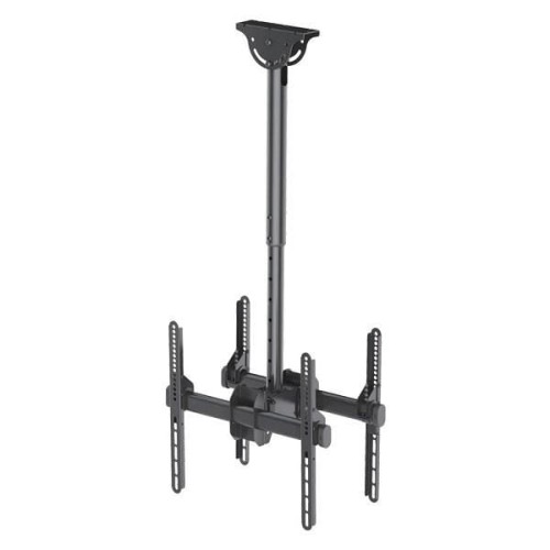 Uchwyt sufitowy Neomounts NM-C440DBLACK do podwójnych ekranów 32"–60" (tył do tyłu) max 45 kg max VESA 400x400 Czarny - 1935596
