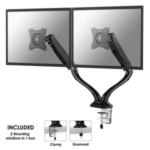 Uchwyt ścienny do ekranów Neomounts NM-D500DBLACK 10"-27" max 6 kg max VESA 100x100 Czarny