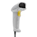 Czytnik kodów kreskowych Qoltec laserowy 1D | USB | Biały - 1132356